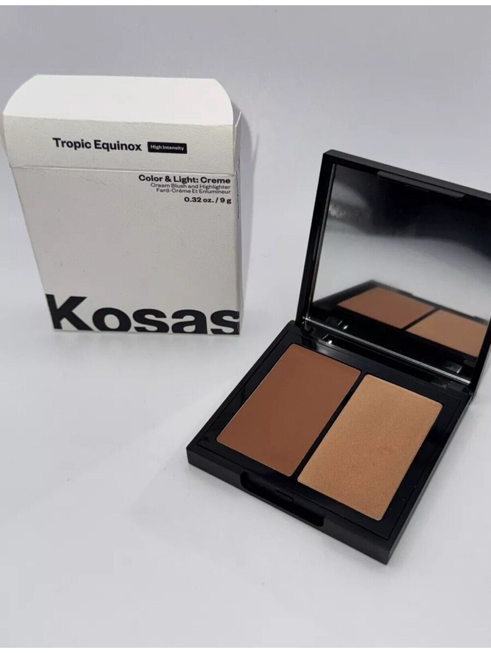 Kosas Color & Light Cream Blush & Highlighter Duo Tropic Equinox